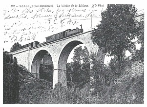 Le pont royal sur La lubiane 1900